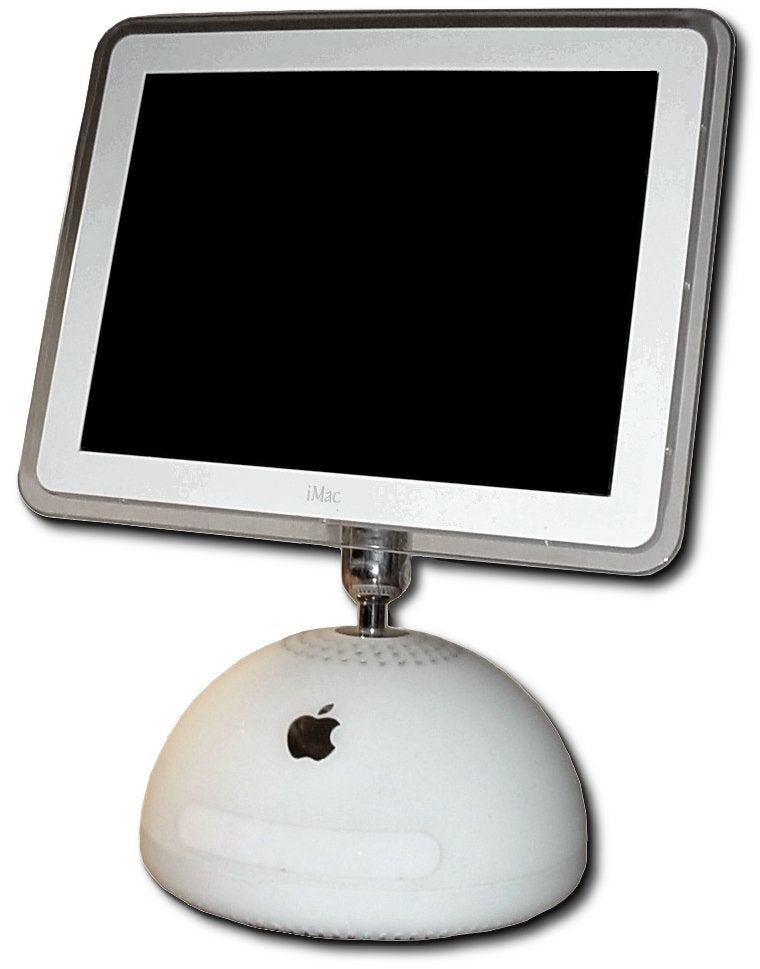 Gezocht: Apple iMac G4 Sunflower - Vintage Desktop Computer, Computers en Software, Gebruikt, Minder dan 4 GB, HDD, Ophalen of Verzenden