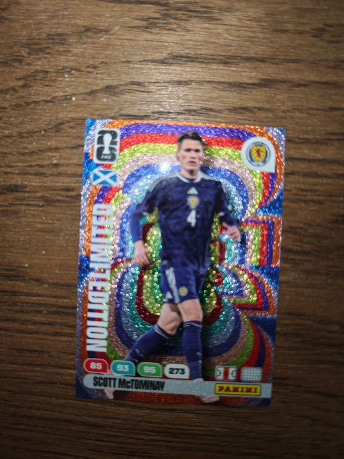 Scott McTominay Adrenalyn Panini WK 2026 Limited Edition, Ophalen of Verzenden, Zo goed als nieuw, Buitenlandse clubs, Spelerskaart