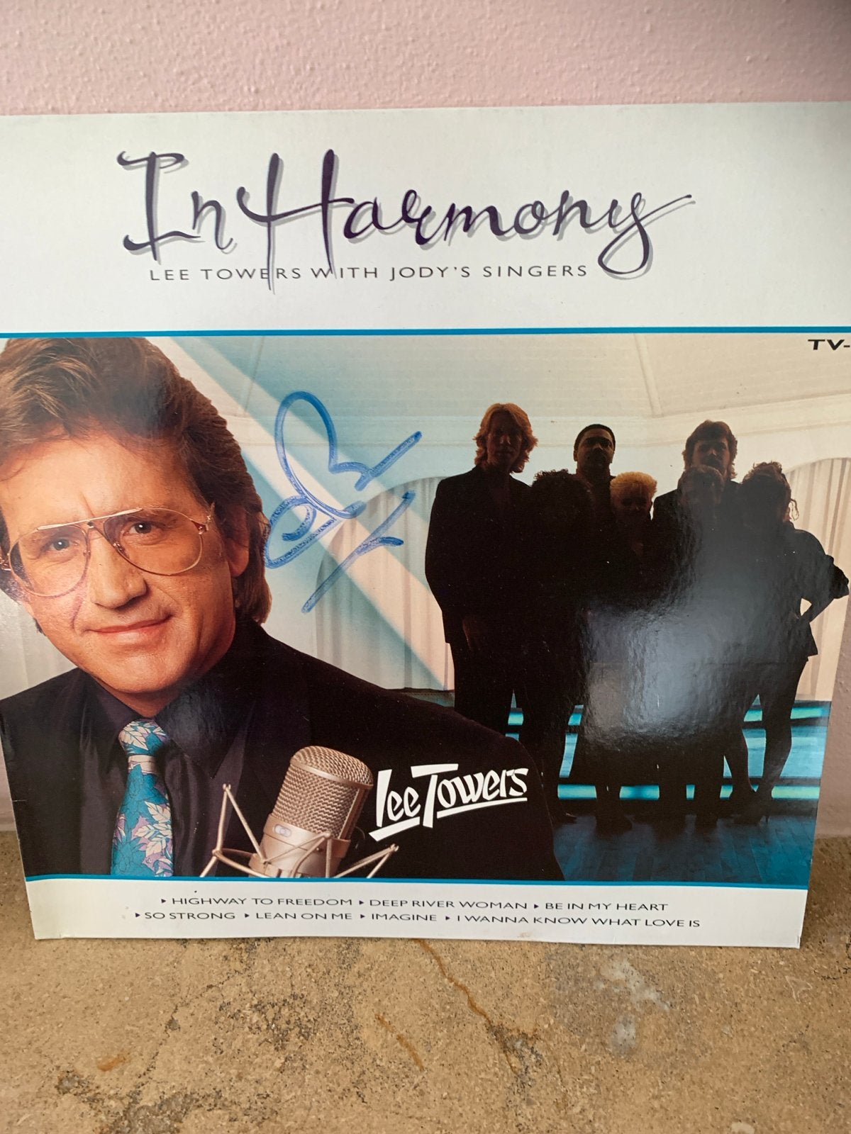 Lee Towers - In Harmony LP (Gesigneerd), Ophalen, LP, Pop, Gesigneerd