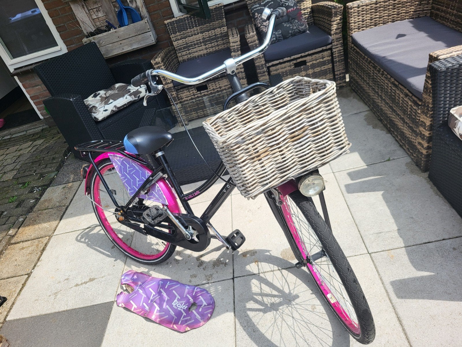 Volare kinderfiets 26 inch met mand en bagagedrager €80, Ophalen of Verzenden