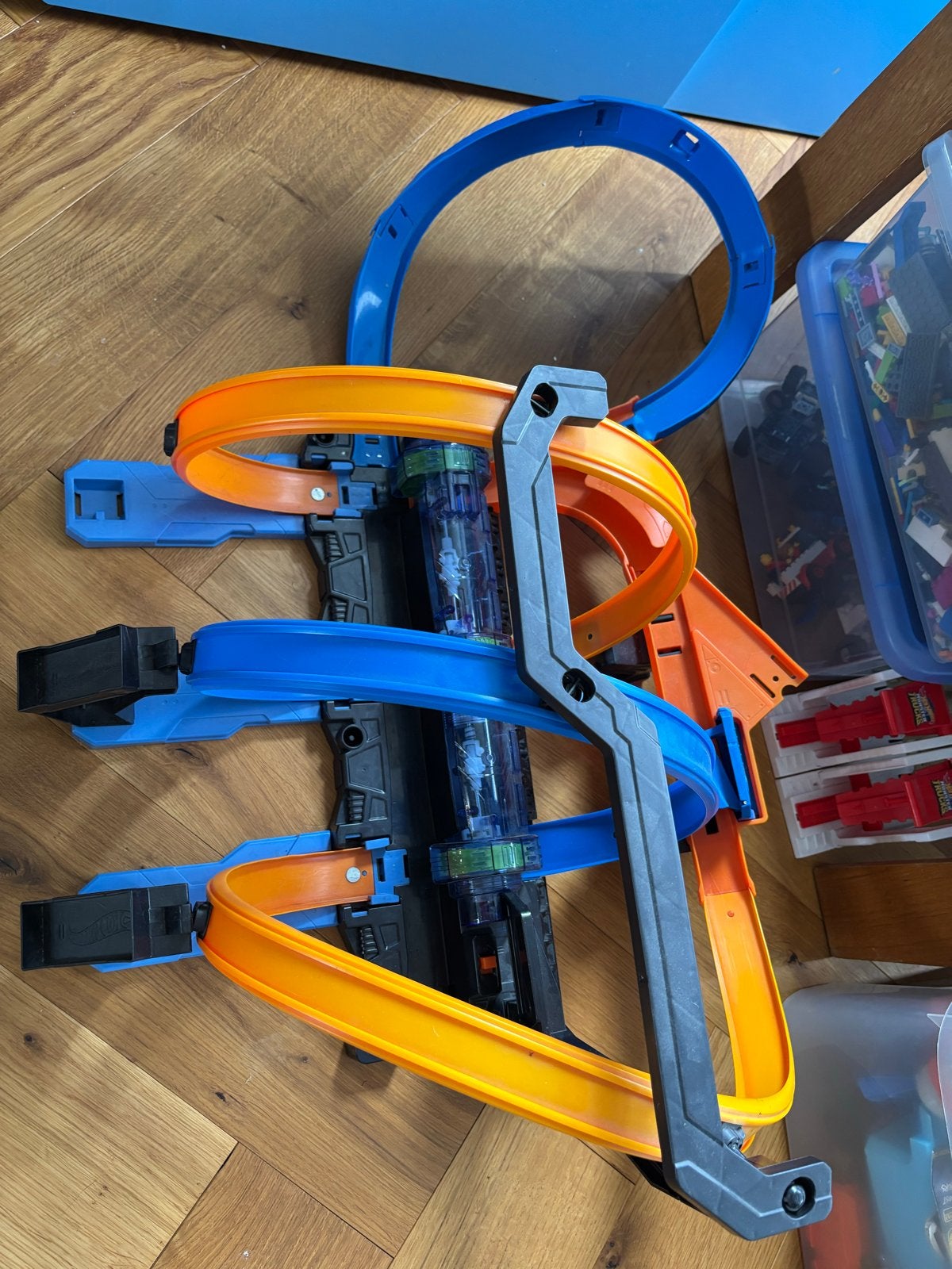 Partij Hot Wheels banen, Ophalen, Met looping, Racebaan, Gebruikt