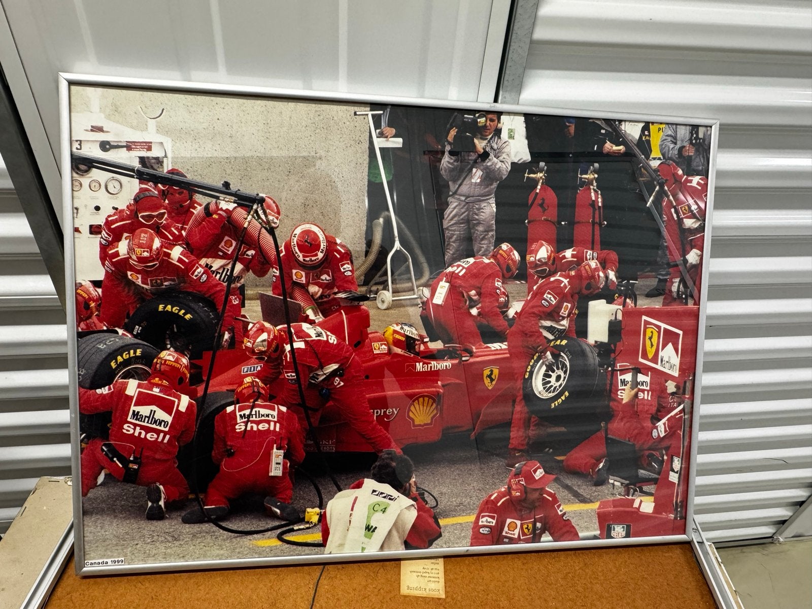 Formule 1 Kunst Prints - Michael Schumacher & Jos Verstappen, Ophalen, Gebruikt, Oorspronkelijke maker, Print