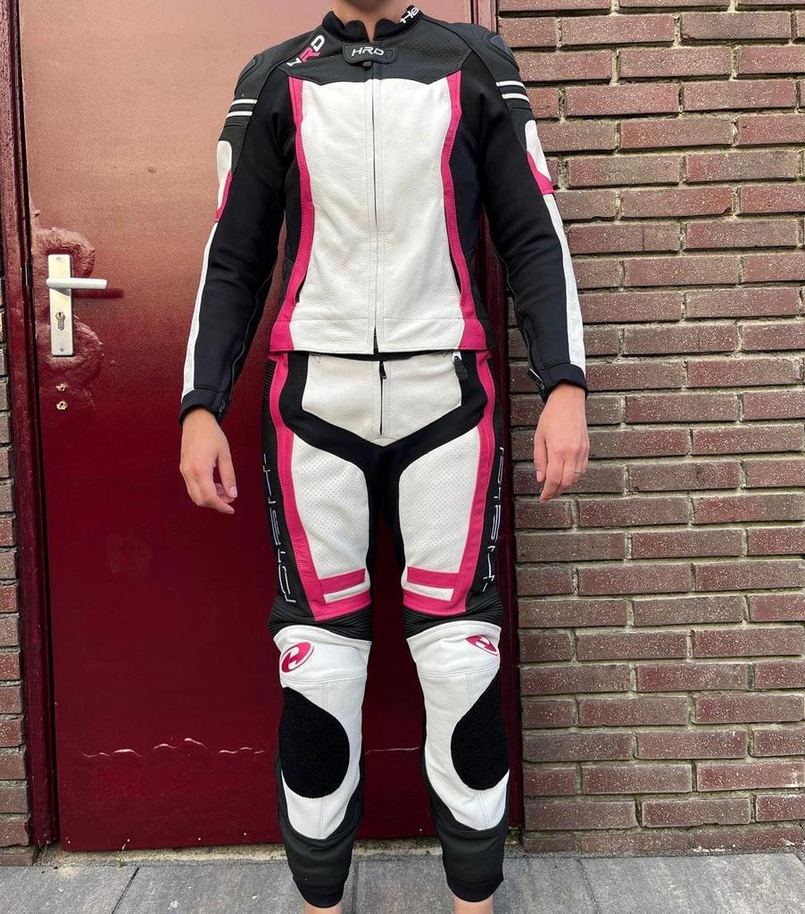 Tweedeling leren held dames motor pak, Ophalen, Nieuw zonder kaartje, Dames, Combipak