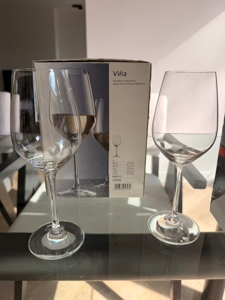Schott Zwiesel Vina 7 witte wijnglazen, Huis en Inrichting, Keuken | Servies, Glas of Glazen, Ophalen of Verzenden, Overige stijlen