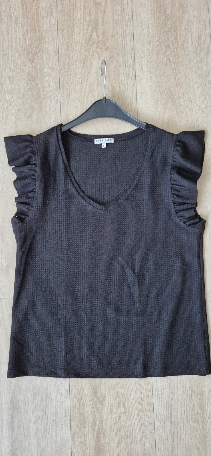 Nieuwe top, City Life, mt L, City Life, Zwart, Maat 42/44 (L), Nieuw