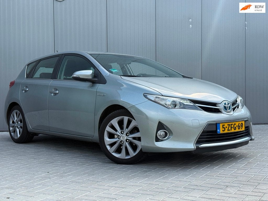 Toyota Auris 1.8 Hybrid Lease DEALER ONDERHOUD!, Auto's, Toyota, Bedrijf, Te koop, Auris, ABS, Achteruitrijcamera, Airbags, Airconditioning