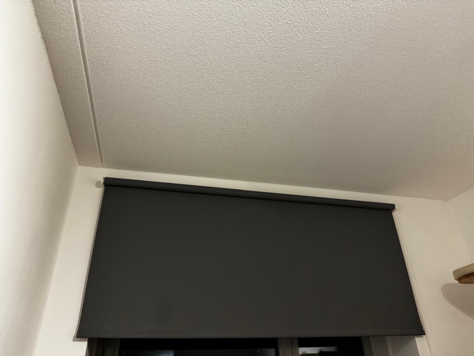 VENETA Rolgordijn Verduisterend Grijs 185x210cm, Ophalen, Overige merken, Verduisterend, Zo goed als nieuw