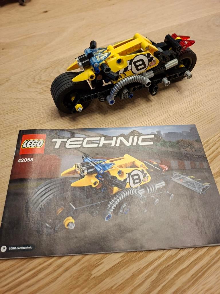 Lego Technic 42058 Stuntmotor, Ophalen of Verzenden