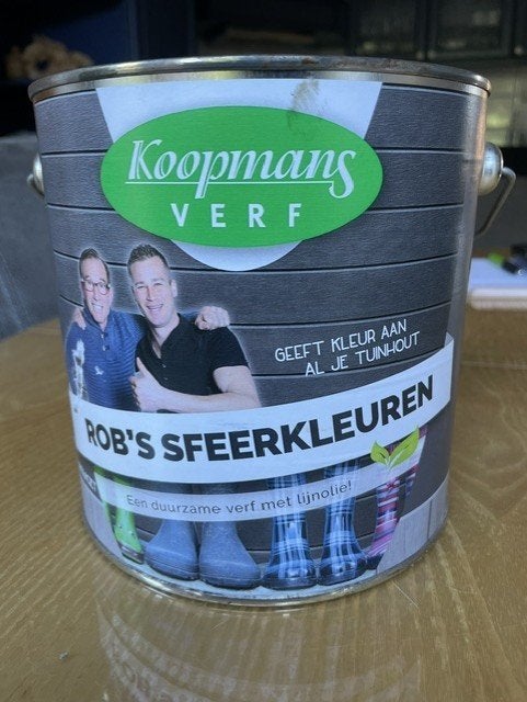 Koopmans verf antracietgrijs 2,5 liter, Ophalen, Nieuw, Verf, Grijs