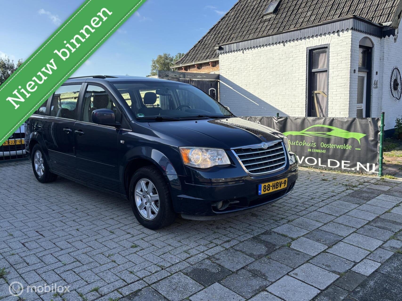 Chrysler Grand Voyager 3.8 V6 AUTOMAAT | NW APK | 7 persoons, Auto's, 450 kg, Gebruikt, Grand Voyager, Blauw