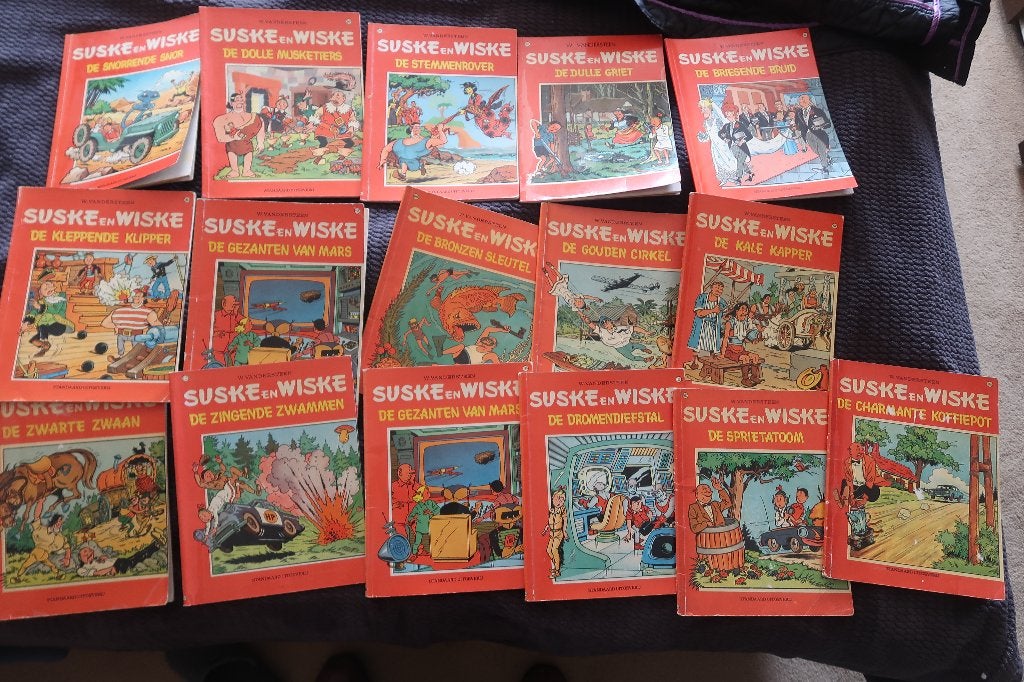 Suske en Wiske -1971-in 4 kleuren,no: 78-89-92-102-106 etc., Meerdere stripboeken, Ophalen of Verzenden, Gelezen