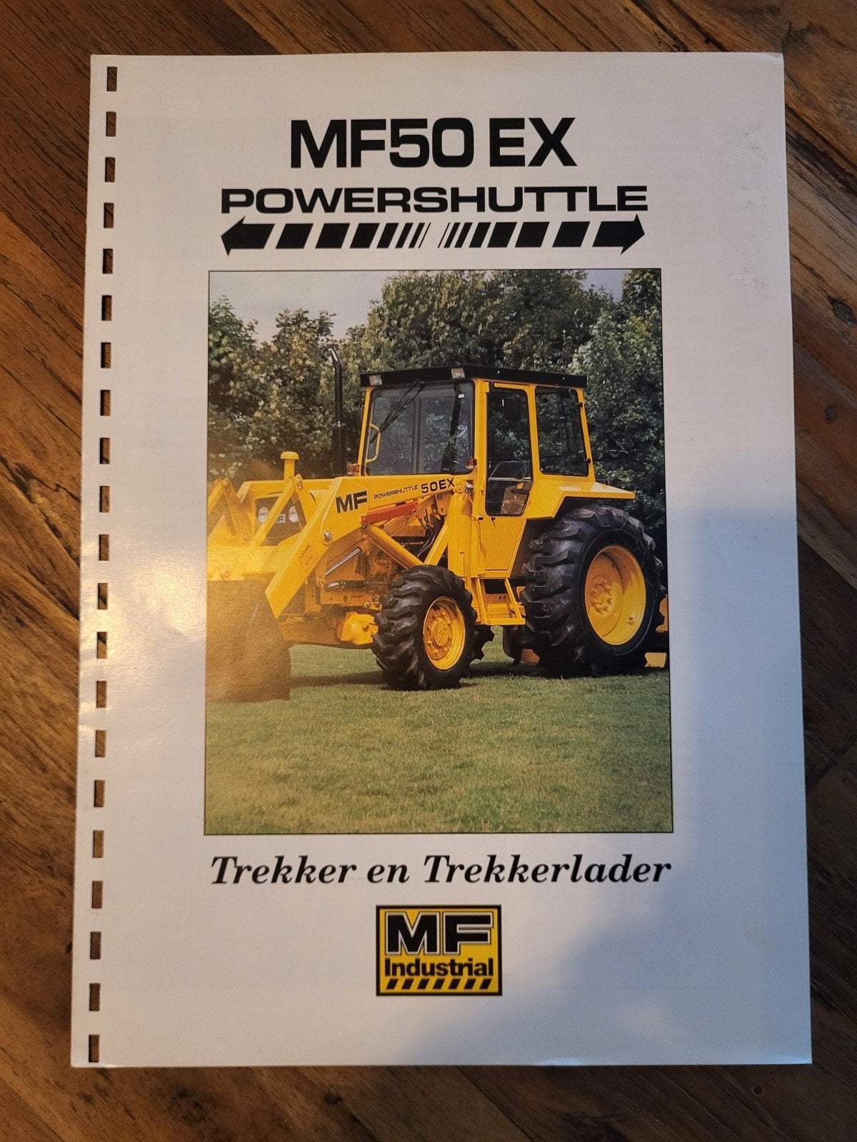 tractor folder Massey Ferguson MF50X powershuttle, Ophalen of Verzenden, Zo goed als nieuw