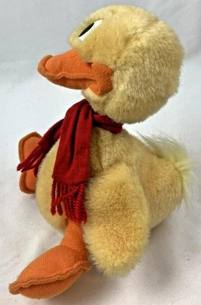 Alfred J. Kwak Knuffel Eend met Rode Sjaal Vintage 20cm 1989, Coolsingel 104, 3011 AG Rotterdam, Netherlands, Overige merken, Zo goed als nieuw
