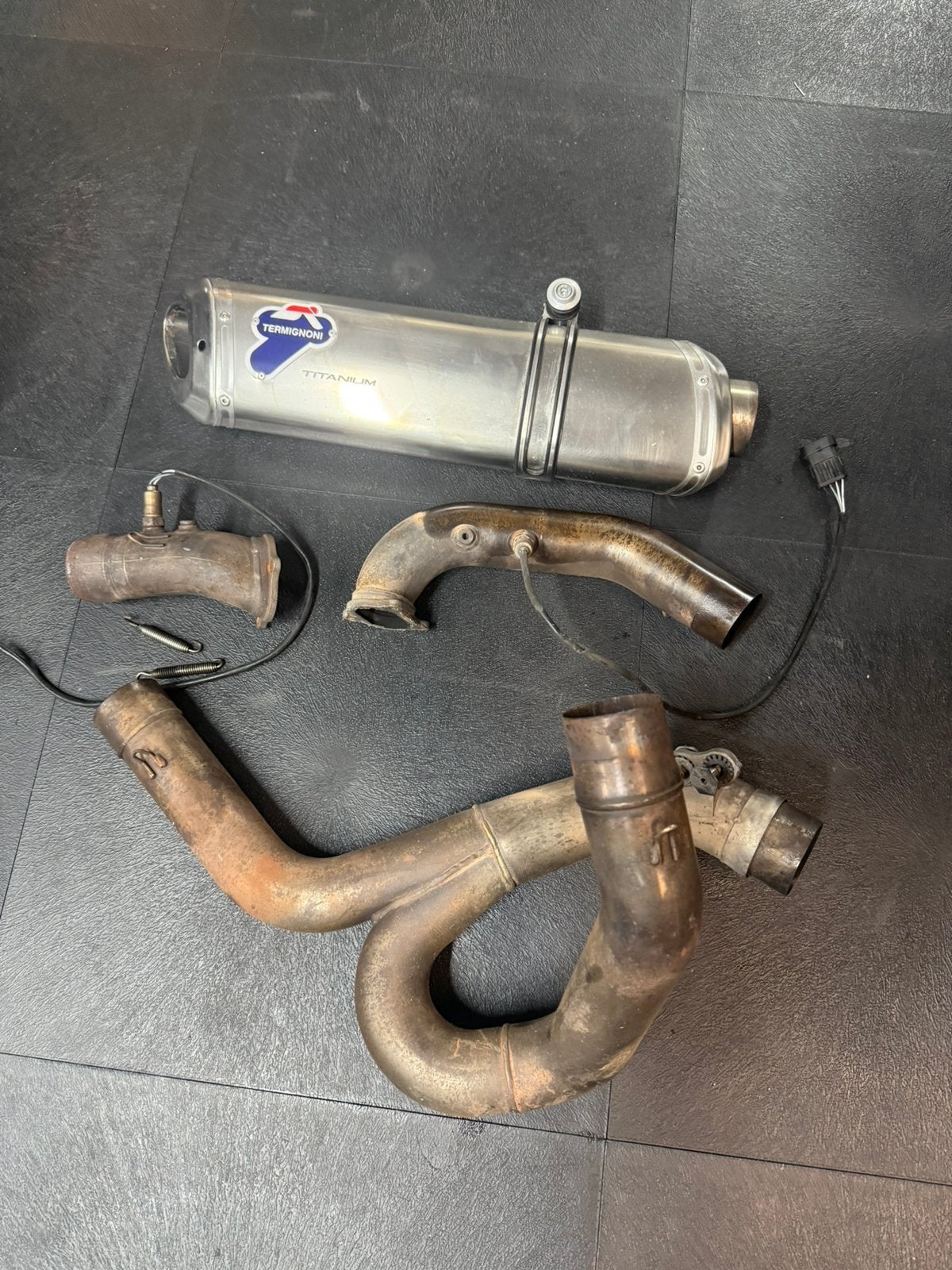Ducati multistrada 1200 termigoni titanium 2010/2014, Ophalen of Verzenden, Gebruikt
