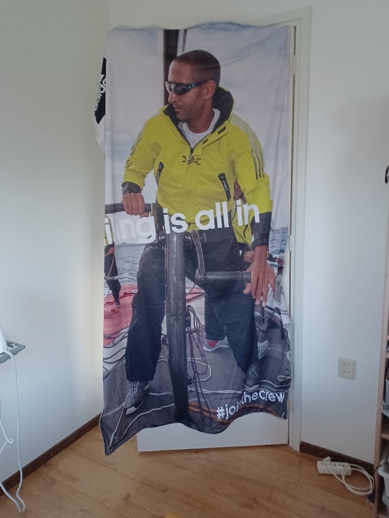 adidas opspan reklame ter grootte van een deur, Ophalen of Verzenden, Zo goed als nieuw, Reclamebord
