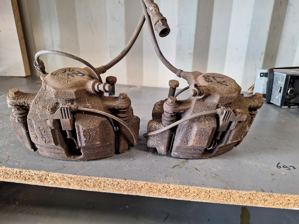 Remklauw links en rechtsvoor Mercedes W203 C-Klasse, Ophalen, Mercedes-Benz, W203, W203
