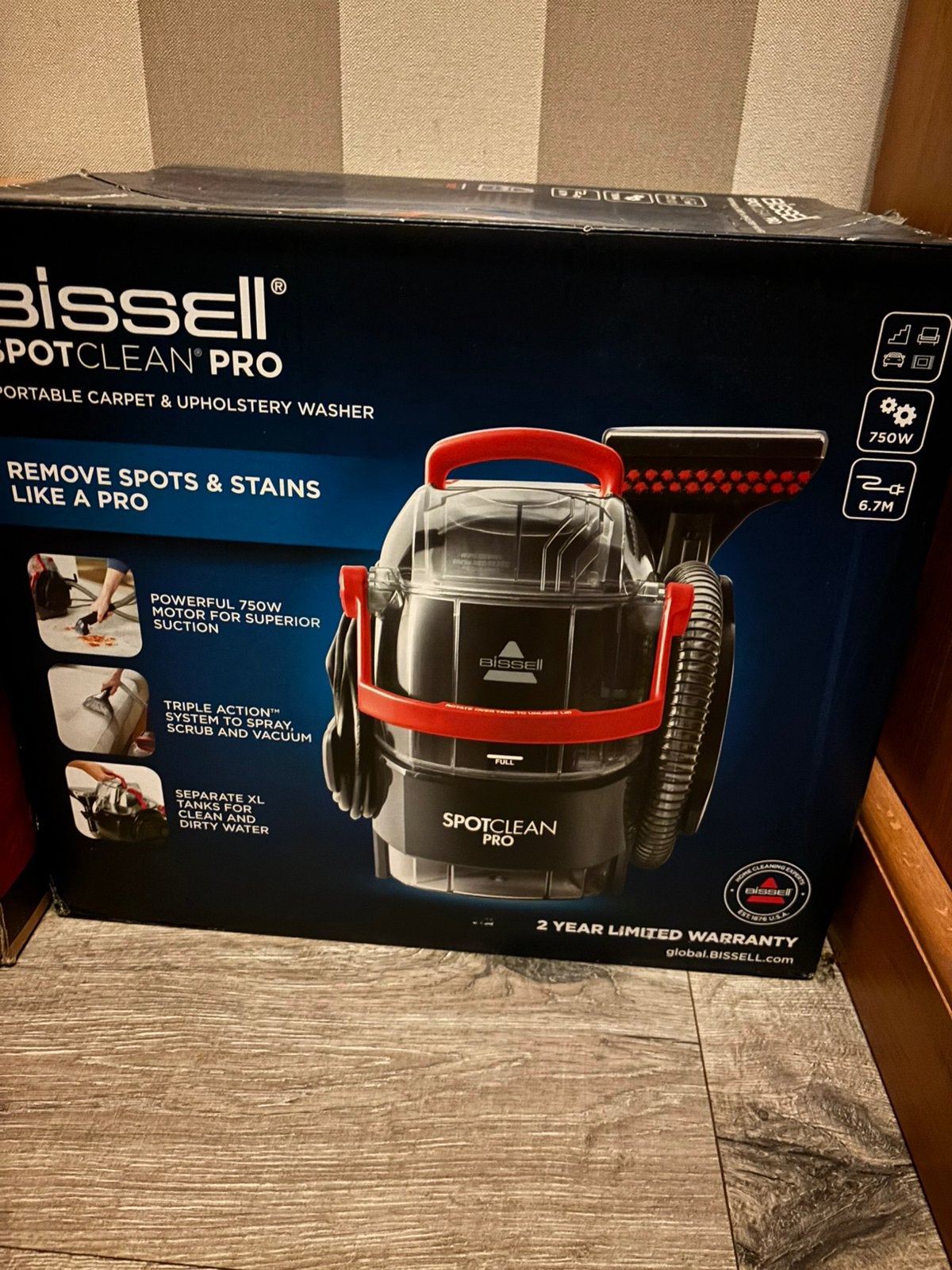 Bissel Spotclean Pro, Witgoed en Apparatuur, Ophalen of Verzenden, Zo goed als nieuw