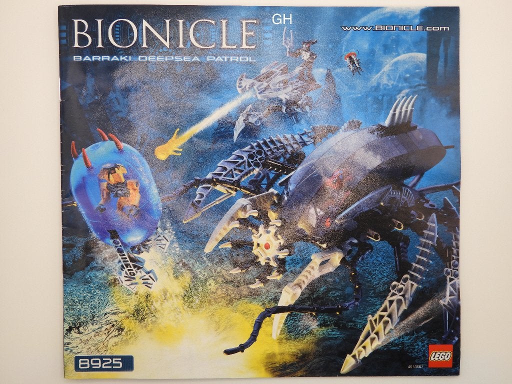 Lego 8925 Barraki Deepsea Patrol, Gebruikt, Bionicle, Lego, Ophalen of Verzenden