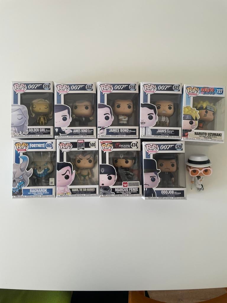 10 Funko pops, Ophalen of Verzenden, Zo goed als nieuw