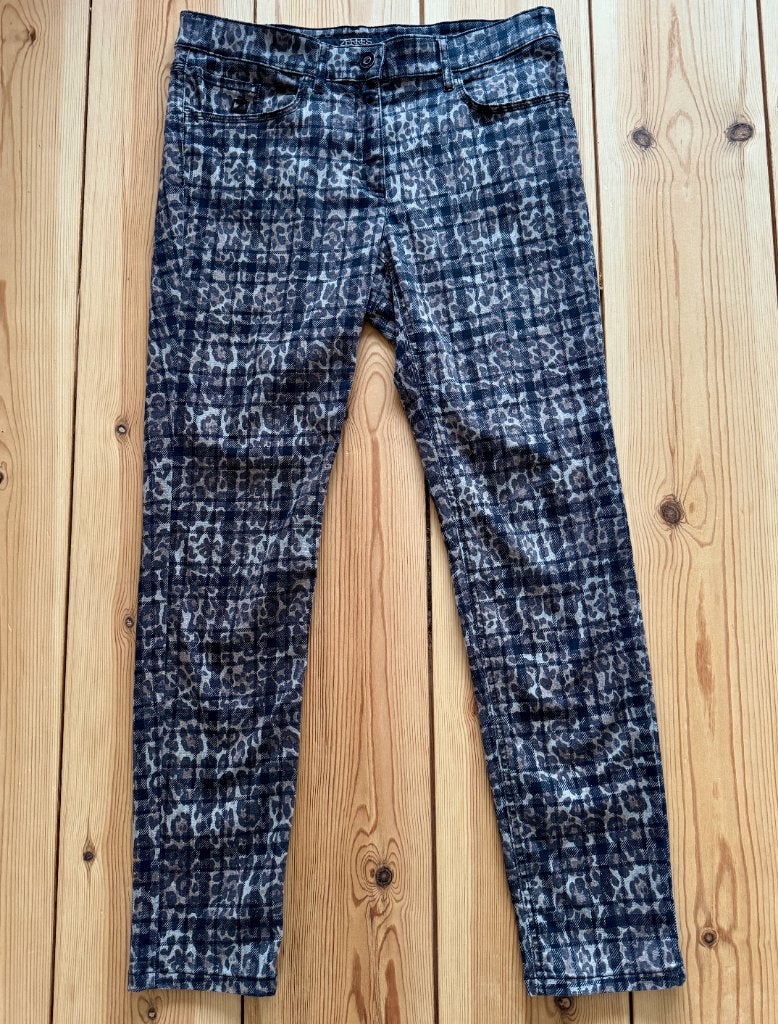 Zerres broek / jeans - Slim Fit Zwart Bruin - Maat 40 Medium, Zwart, Ophalen of Verzenden, Zo goed als nieuw, W30 - W32 (confectie 38/40)