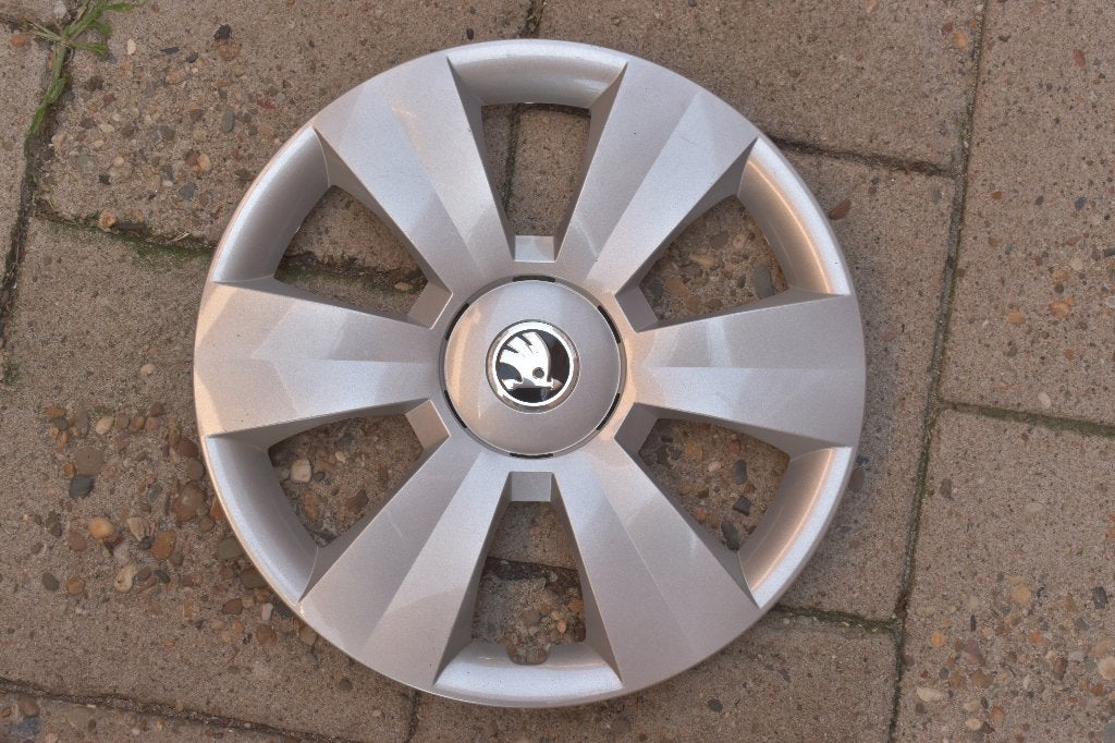 1 losse originele wieldop Skoda Fabia 15 inch (Model 2), Ophalen of Verzenden, Gebruikt
