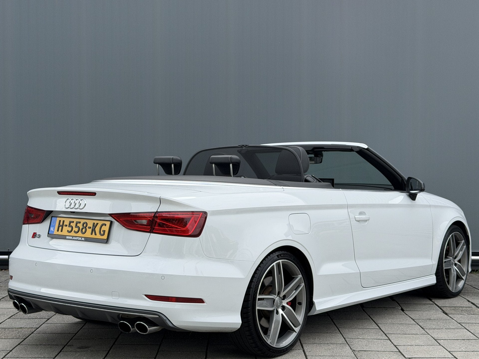 Audi S3 Cabriolet BWJ 2016 | 2.0TFSI 365PK S3 quattro AUTOMA, Auto's, Audi, Automaat, S3, Gebruikt, Wit