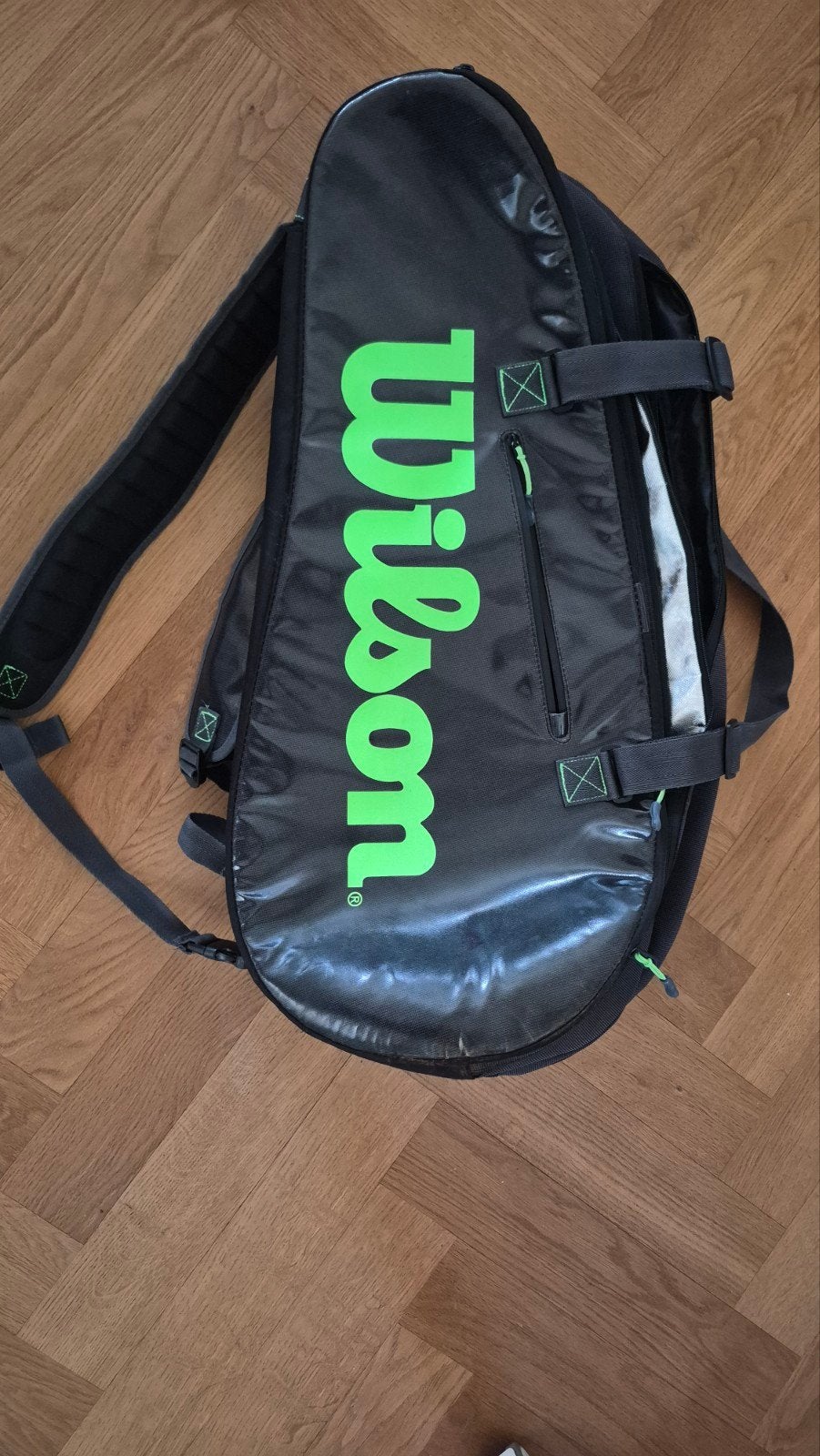 Wilson tennis tas - Zwart/Groen, Sport en Fitness, Ophalen of Verzenden