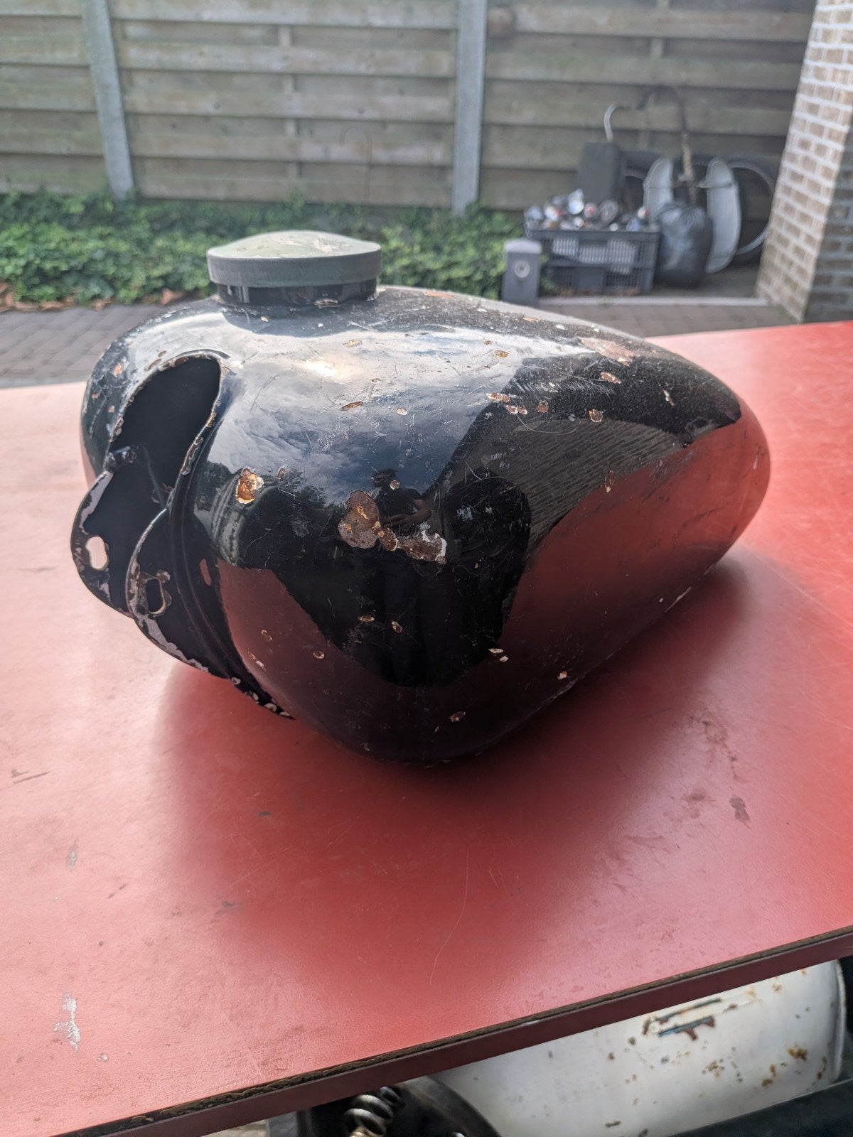 DKW rt 125 tank, Motoren, Ophalen