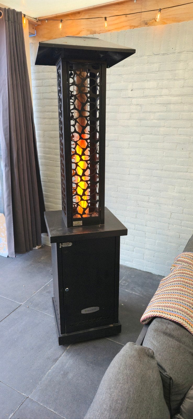 Blumfeldt pellet terrasverwarmer – zeer nette staat, Tuin en Terras, Ophalen