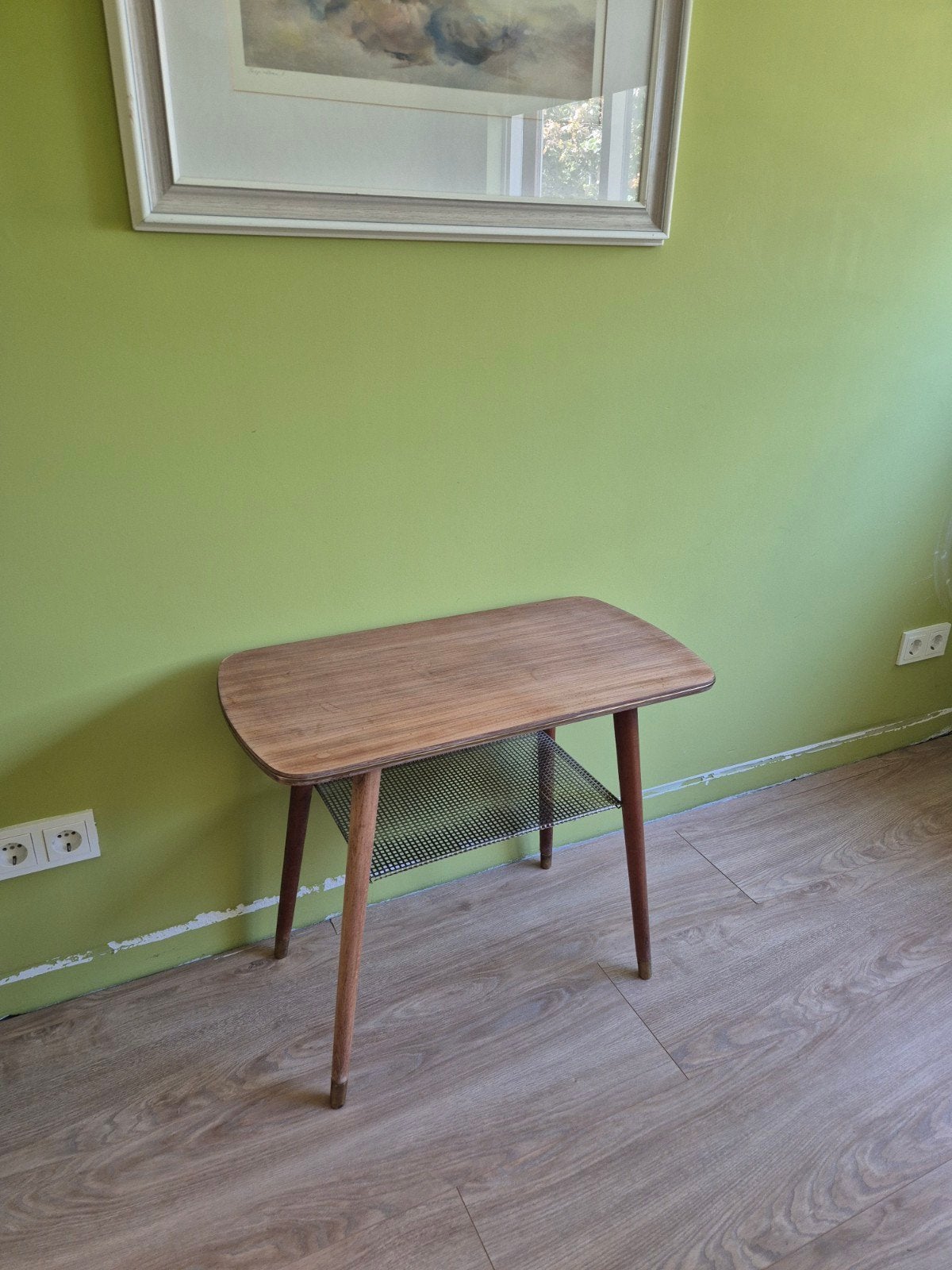 Vintage Mid-Century Modern Bijzettafel, Antiek en Kunst, Ophalen