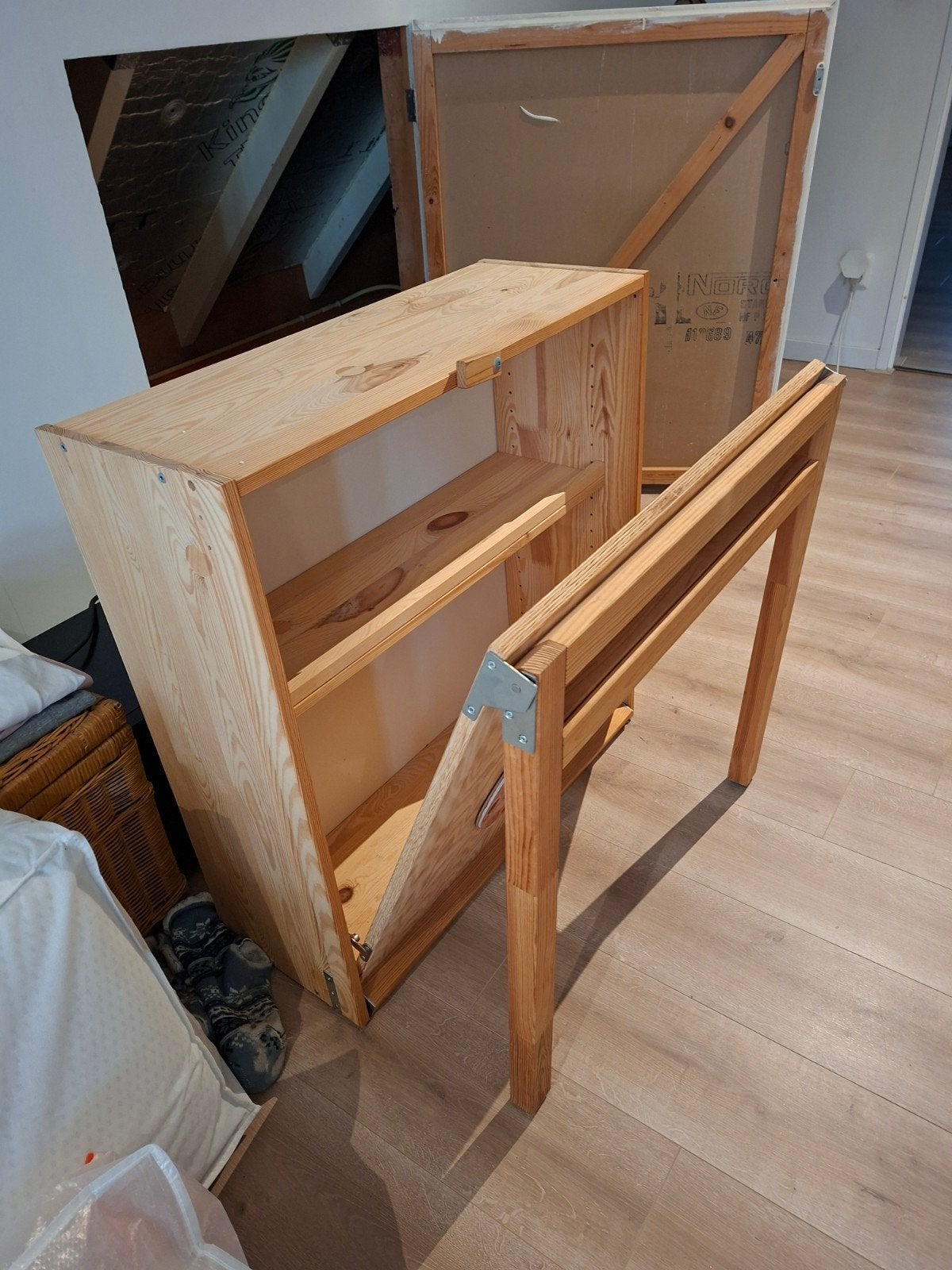 Ikea Ivar uitklaptafel, Ophalen, Gebruikt