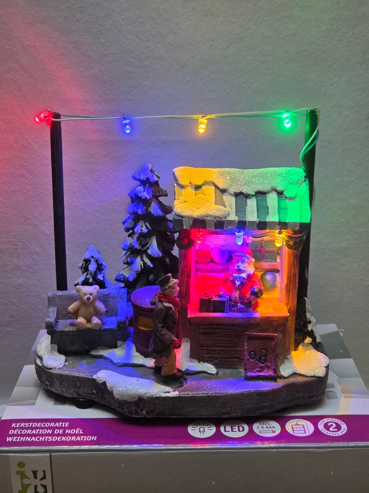 Intratuin kerstdecoratie met verlichting, Ophalen of Verzenden, Zo goed als nieuw