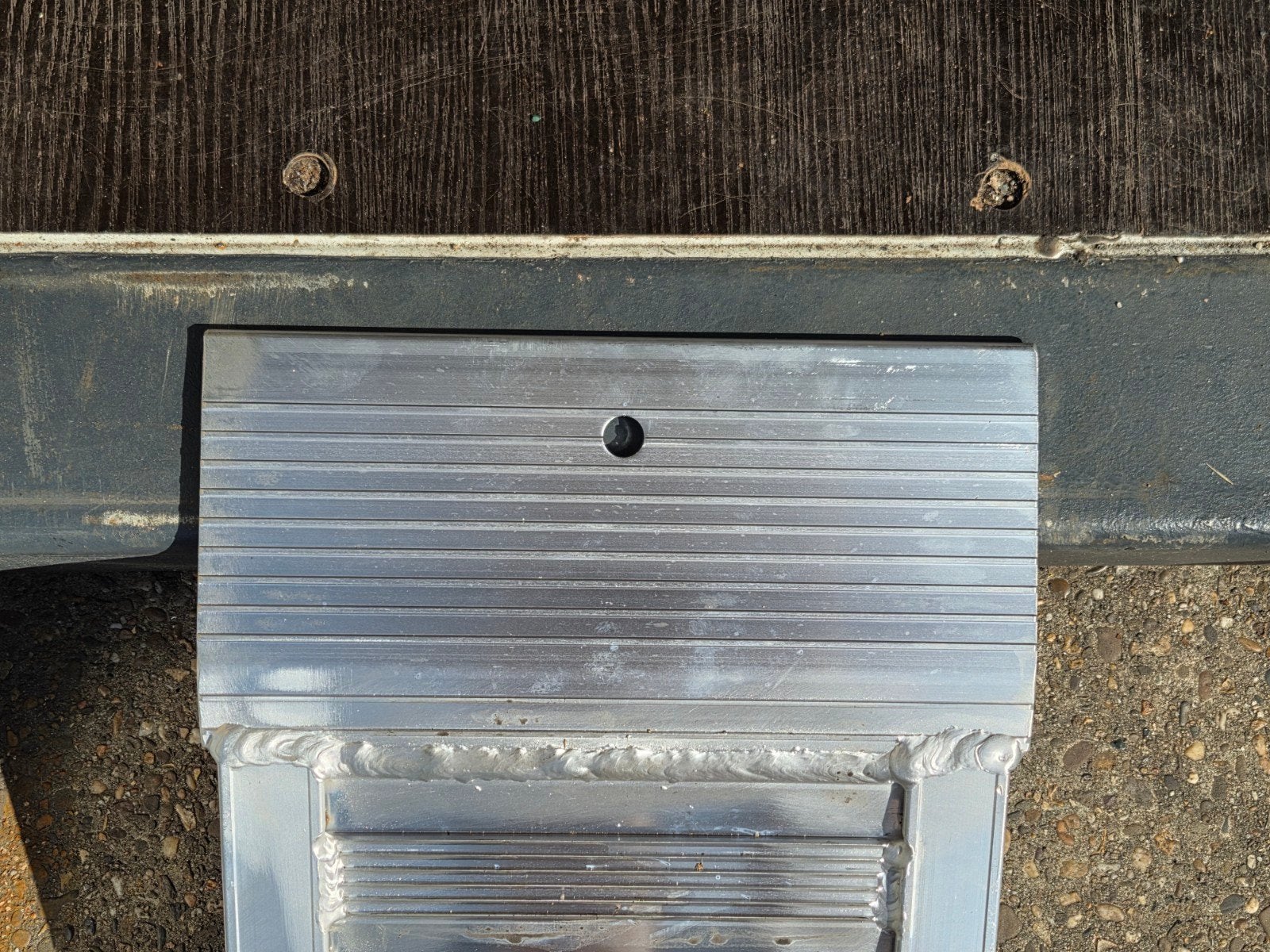 Aluminium inrijplaat oprijplaatjes Zeecontainer, Ophalen of Verzenden, Nieuw