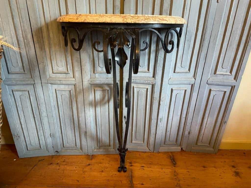 Sidetable Muurtafel Wandtafel Halve Maan tafel Haltafel Fr, Antiek en Kunst, Antiek | Meubels | Tafels, Ophalen