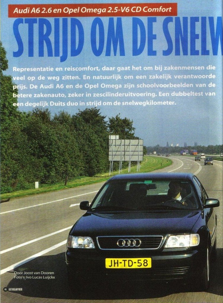 Autokampioen dubbeltest Opel Omega en Audi A6 1994, Ophalen of Verzenden, Gelezen, Overige merken
