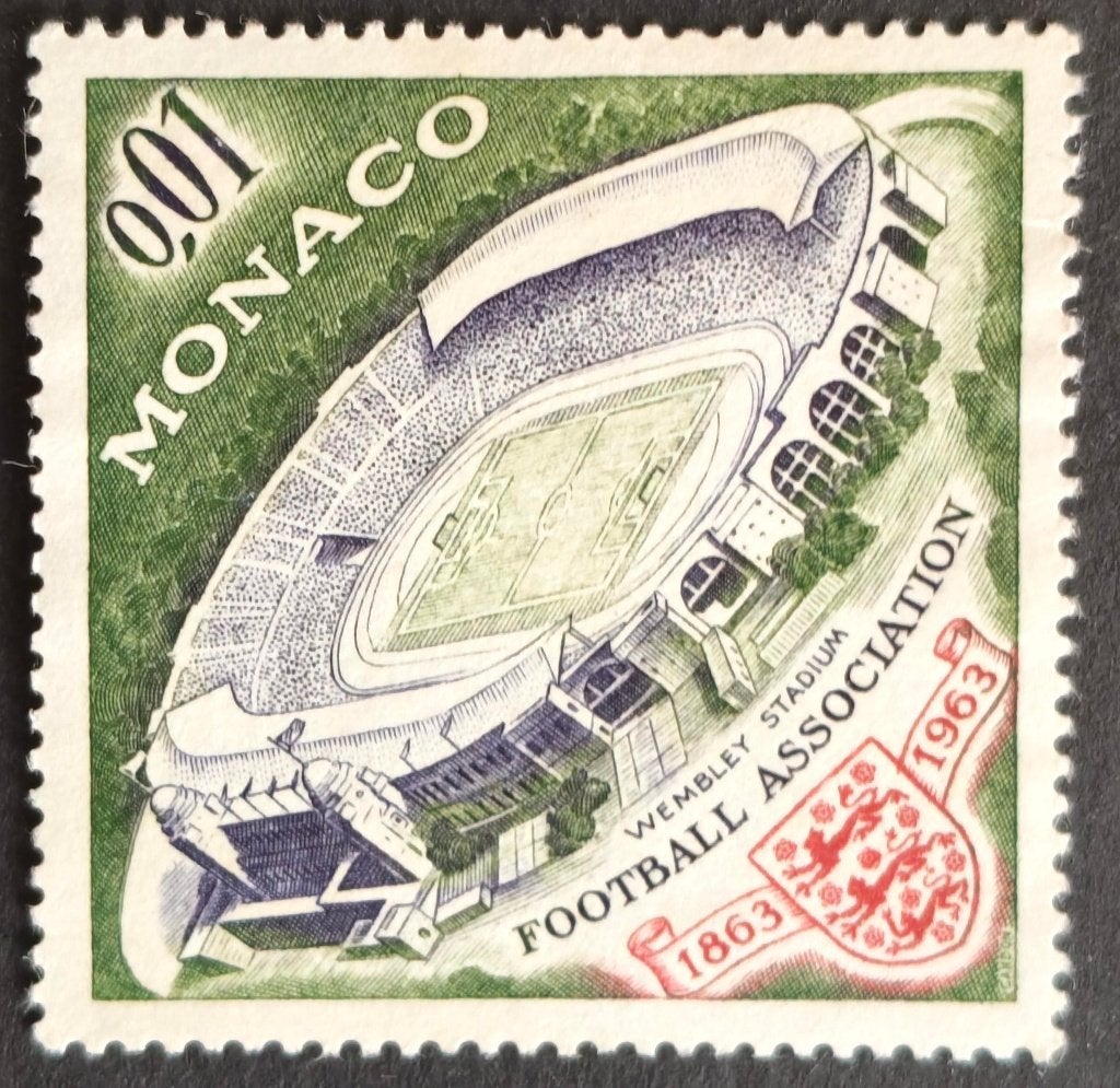 MONACO - Voetbalstadium 1963, Verzenden, Monaco, Postfris