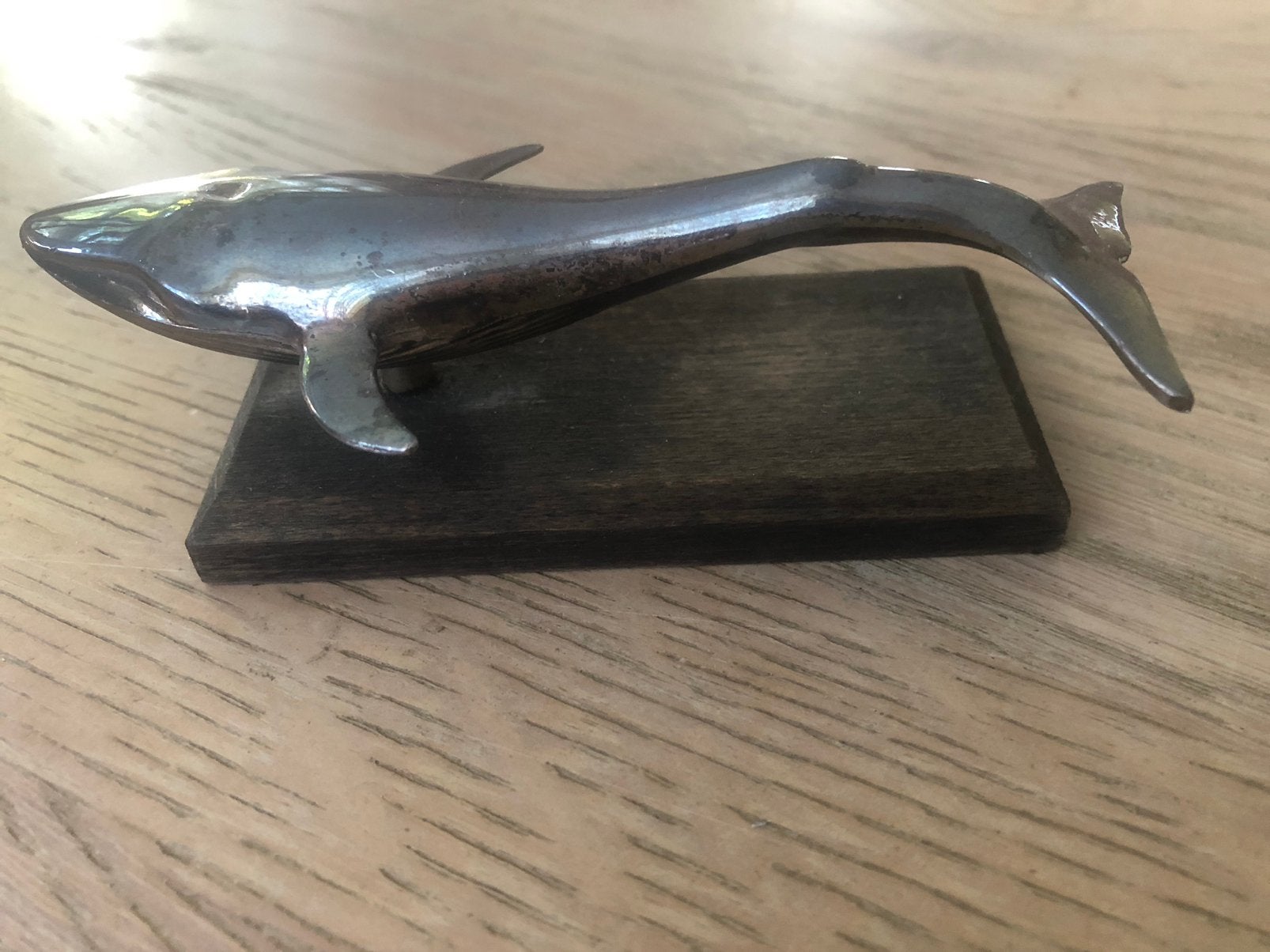 verzilverde beeldjes van Wereld Natuur Fonds Walvis, Ophalen of Verzenden, Zo goed als nieuw, Dier