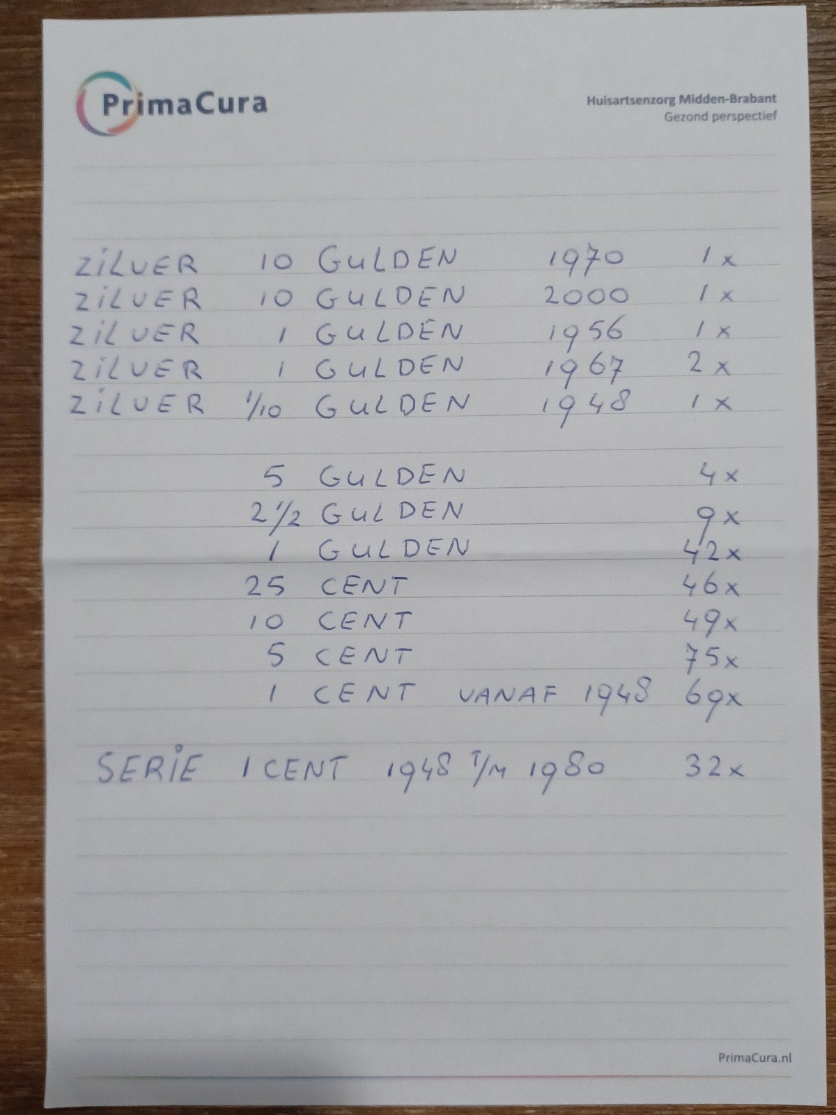 Diverse Nederlandse munten - Gulden en centen collectie, Setje, Zilver, Koningin Wilhelmina, Overige waardes