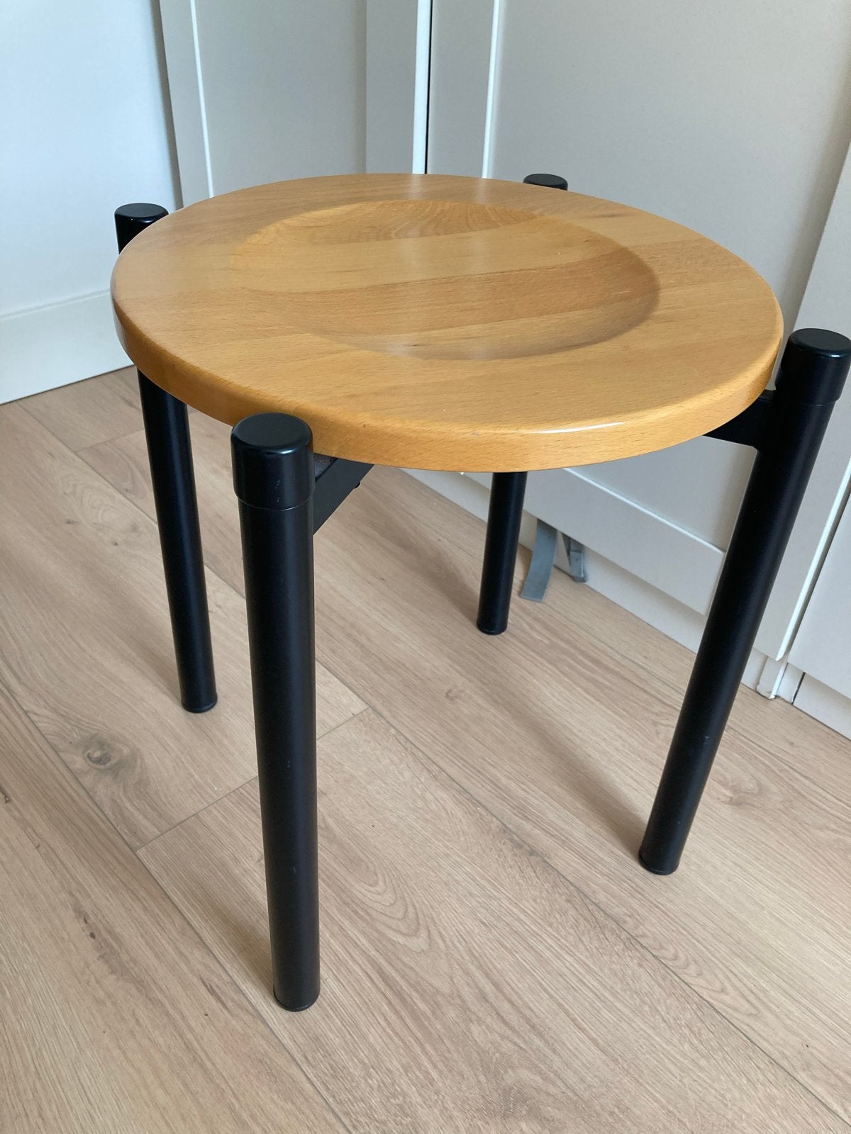 Wesner Hager Vintage/Retro Kruk - Hout en Metaal, Ophalen, Zo goed als nieuw, Hout