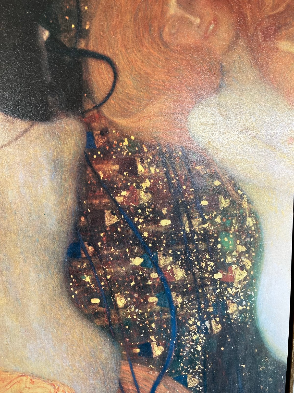 Foto 2 van Gustav Klimt groot schilderij op paneel