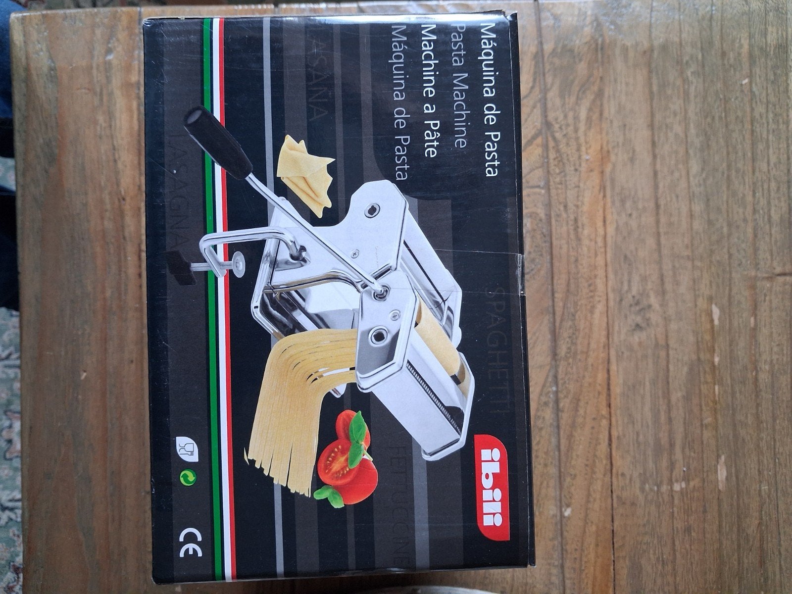 Nieuwe Ibil Pasta Machine voor Lasagne en Spaghetti, Nieuw, Ophalen of Verzenden, Metaal, Pastamachine