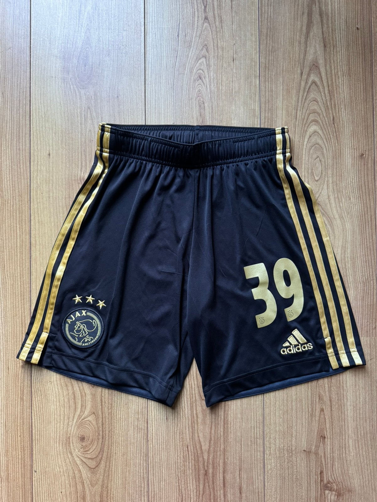 Origineel broekje Ajax Amsterdam the goat Antony #39, Ophalen of Verzenden, Zo goed als nieuw, Blauw, Voetbal