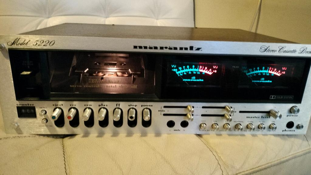Marantz 5220 Cassettedeck Vintage, Ophalen, Enkel, Marantz, Tape counter