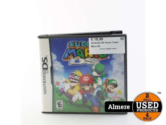 Nintendo DS Game: Super Mario 64, Spelcomputers en Games, Nintendo, Zo goed als nieuw, Support@nintendo.com, 11-1 Hokotate-cho, Kamitoba, Minami-ku
Kyoto 601-8501
Japan