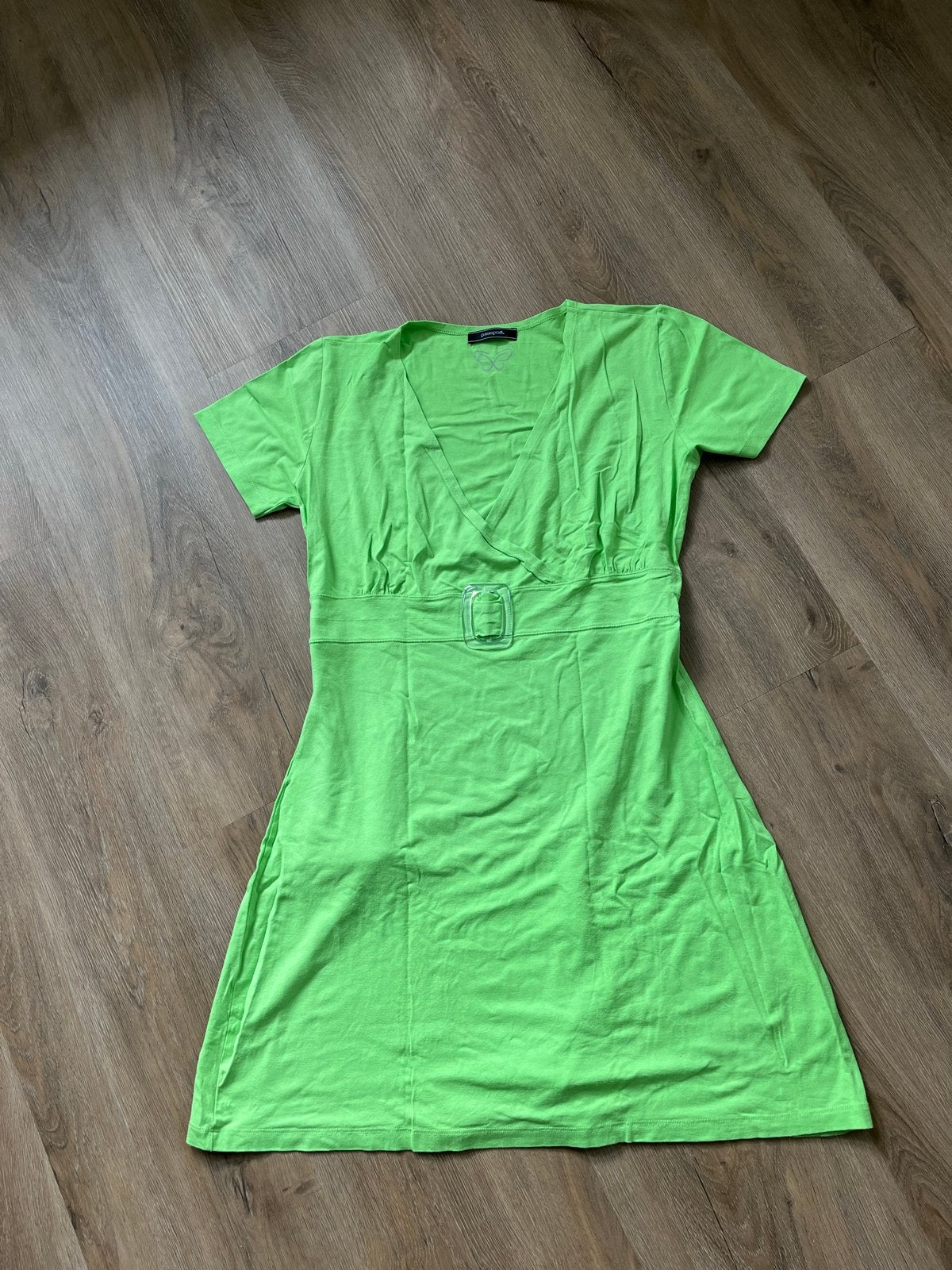 Super leuk groen jurkje van Passport, Kleding | Dames, Maat 38/40 (M), Ophalen of Verzenden, Gedragen, Boven de knie