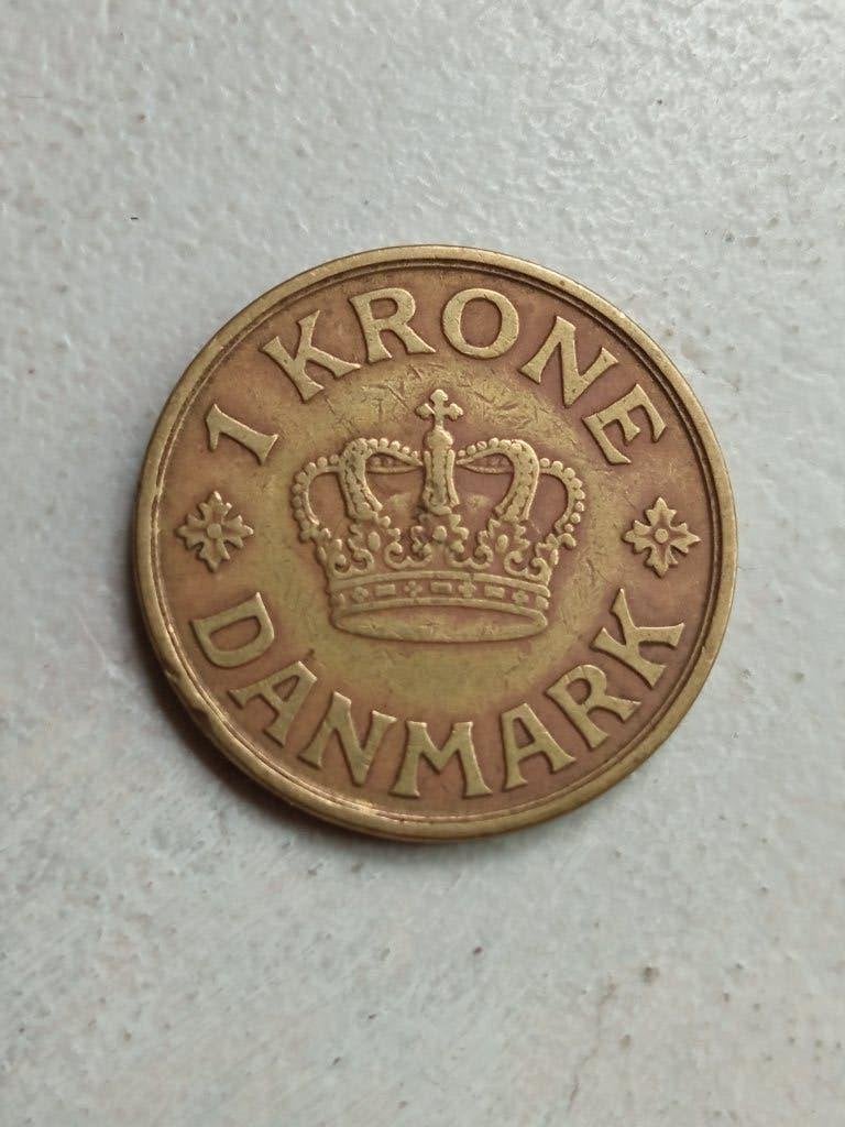 Denemarken 1 kroon 1940., Ophalen of Verzenden, Overige landen, Losse munt