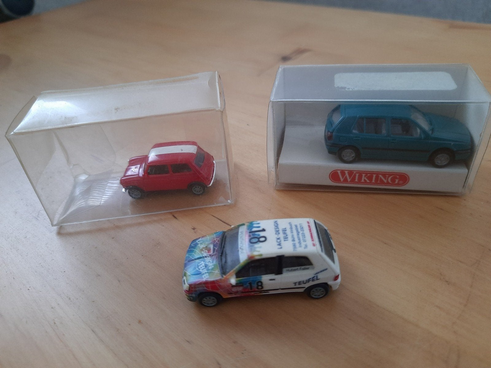 Schaalmodel Auto's 1:87: Renault Clio, VW Golf, Mini Cooper, Ophalen, Zo goed als nieuw