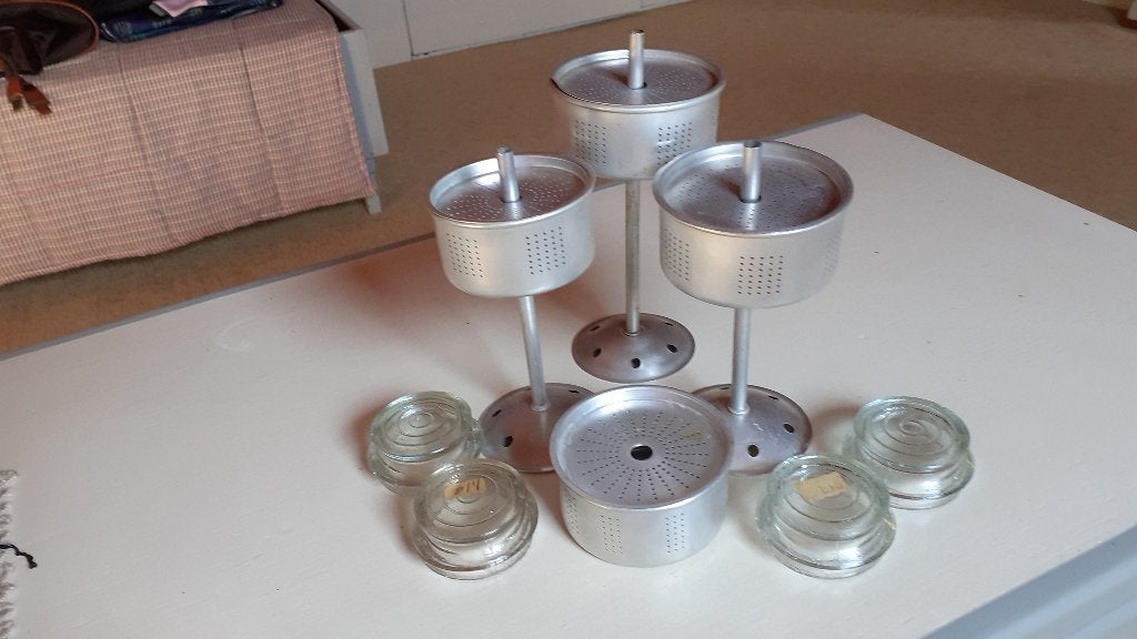 4 Filters voor pruttel koffie pot, Ophalen, Nieuw, Aluminium, Overige typen