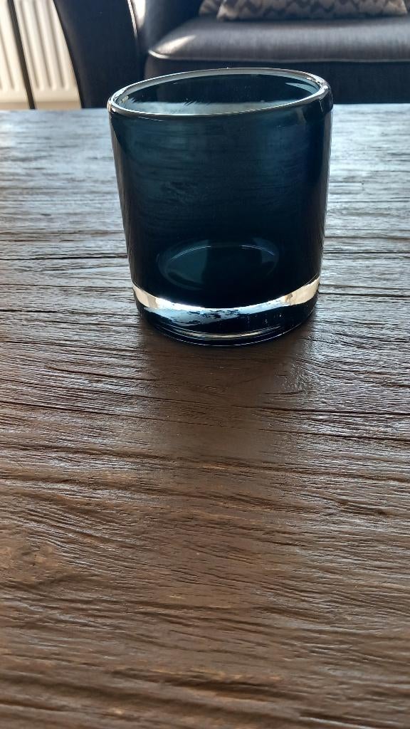 Windlicht Smoke Frido glass, Ophalen, Overige materialen, Zwart, Zo goed als nieuw