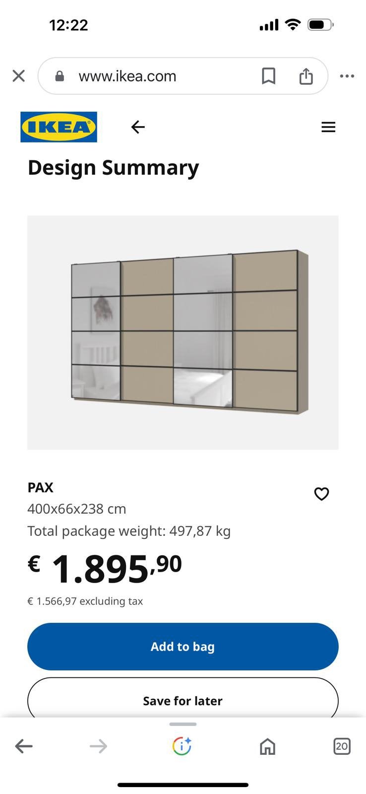 Kledingkast, Ophalen of Verzenden, Zo goed als nieuw